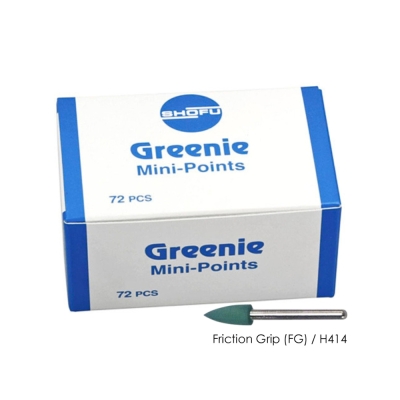Полиращи гуми за амалгама Shofu Greenie mini points