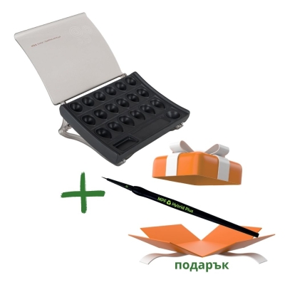 Палитрата Stain/Opaque Palette + подарък Четка за керамика MPF Hybrid Plus Brush
